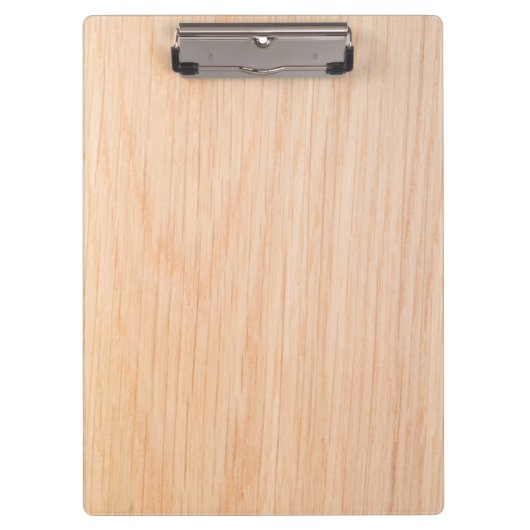 Holzstruktur aus Eichenholz Klemmbrett (Vorderseite)