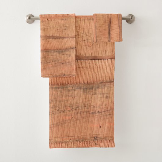 Holzstruktur Badhandtuch Set (Insitu)