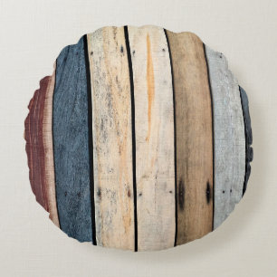 Holzstruktur Erdboden, Textur,Holz,Rücken Rundes Kissen