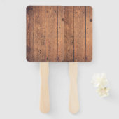 Holzstruktur Fächer (Vorne und Hinten)