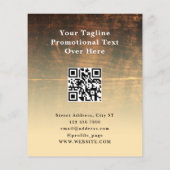 Holzstruktur fett flyer (Hinten)