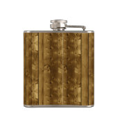 Holzstruktur Flachmann (Rückseite)