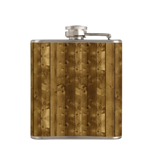 Holzstruktur Flachmann (Rückseite)