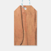 Holzstruktur Geschenkanhänger (Rückseite)