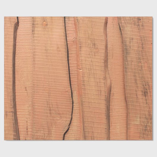 Holzstruktur Geschenkpapier (Flach)