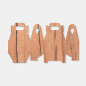 Holzstruktur Geschenkschachtel (Ungefaltet)