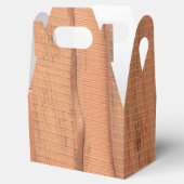 Holzstruktur Geschenkschachtel (Geöffnet)