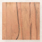 Holzstruktur Glasuntersetzer (Vorderseite)