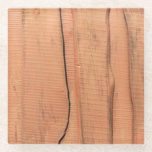 Holzstruktur Glasuntersetzer (Vorderseite)