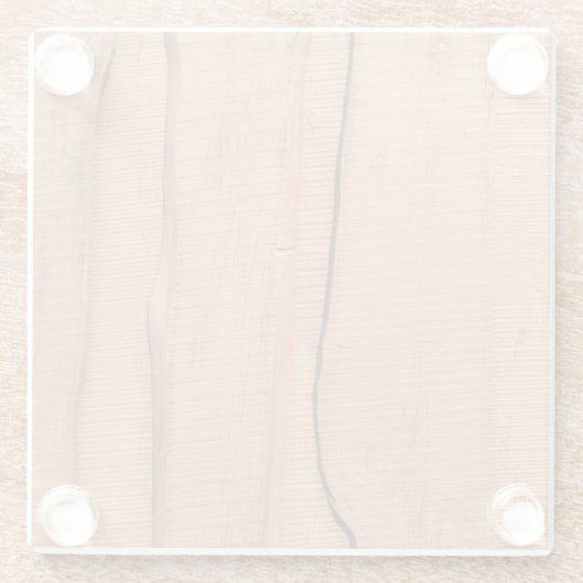 Holzstruktur Glasuntersetzer (Rückseite)