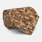 Holzstruktur in braun und beige krawatte (Gerollt)