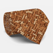 Holzstruktur in braun und beige krawatte (Gerollt)