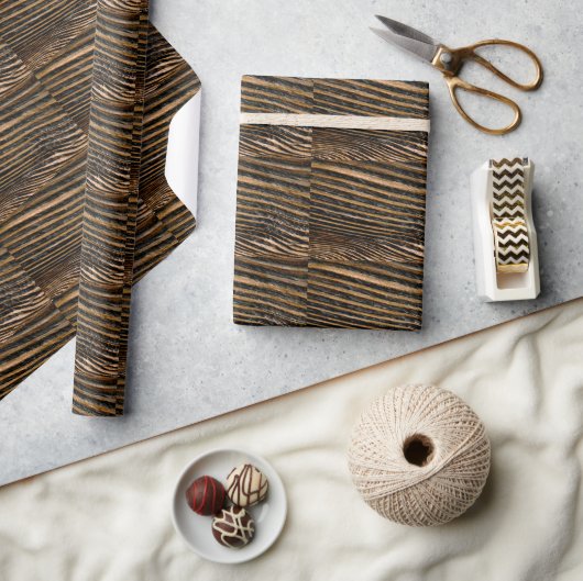 Holzstruktur Kühl Einzigartig Geschenkpapier (Kunsthandwerk)