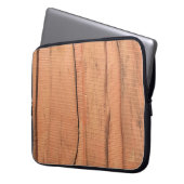 Holzstruktur Laptopschutzhülle (Vorderseite Links)