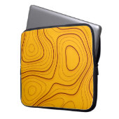 Holzstruktur, lineare Abstraktion Laptopschutzhülle (Vorderseite Links)