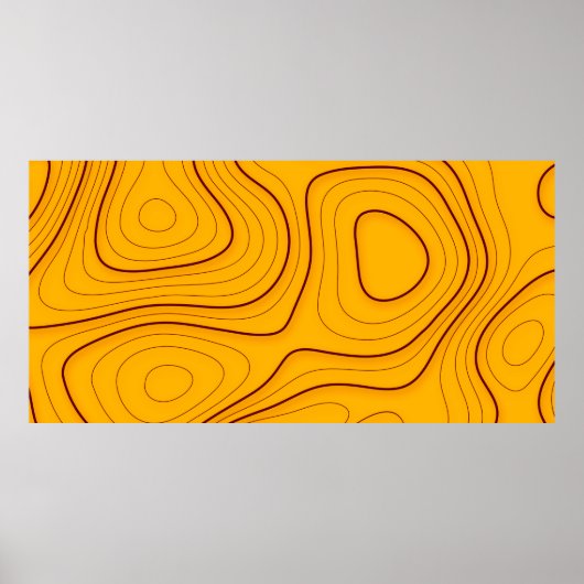 Holzstruktur, lineare Abstraktion Poster (Vorne)