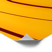 Holzstruktur, lineare Abstraktion Poster (Ecke)