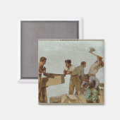 Holzstruktur Magnet (Vorderseite/Rückseite)