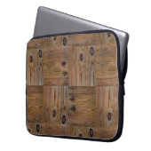 Holzstruktur, Naturholz Laptopschutzhülle (Vorderseite Links)
