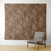 Holzstruktur, Naturholz Wandteppich (Beispiel (Horizontal))