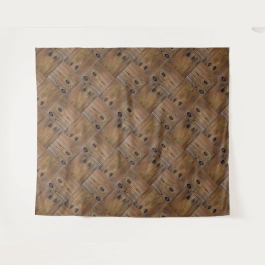 Holzstruktur, Naturholz Wandteppich (Vorderseite (Horizontal))