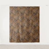 Holzstruktur, Naturholz Wandteppich (Vorderseite)