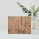 HOLZSTRUKTUR POSTKARTE (Stehend Vorderseite)