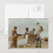 Holzstruktur Postkarte (Vorne/Hinten)