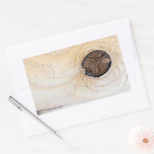 Holzstruktur Rechteckiger Aufkleber (Umschlag)