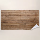 Holzstruktur Strandtuch (Vorderseite)
