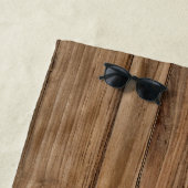 Holzstruktur Strandtuch (Beispiel)