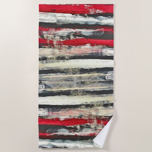 HOLZSTÜCK STRANDTUCH (Vorderseite)