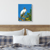 Holzsturk in einem Baum Leinwanddruck (Insitu (Schlafzimmer))