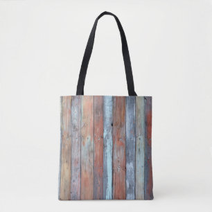 Holztäfelung, altes mehrfarbiges Holz Tasche