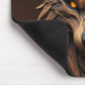 Holztäfelung mit geometrischen Mustern Mousepad (Ecke)