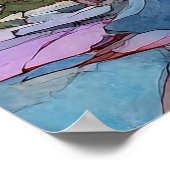 Holztäfelung, Wald-Mauer, Kunstdrucken Poster (Ecke)