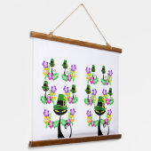 Holztäfelung Wandteppiche Schwarze Katze (Gewinkelt)