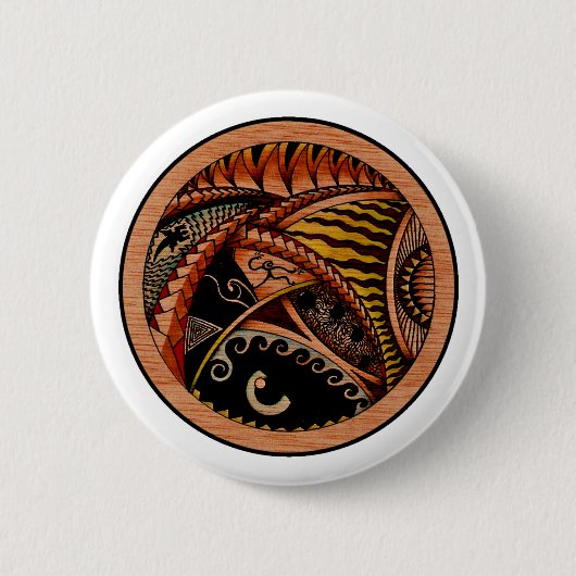 Holztattoo Button (Vorderseite)