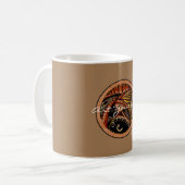 Holztattoo Kaffeetasse (Vorderseite Links)