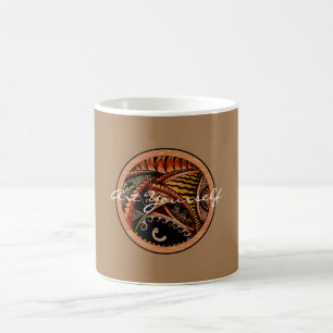 Holztattoo Kaffeetasse