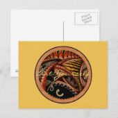 Holztattoo Postkarte (Vorne/Hinten)