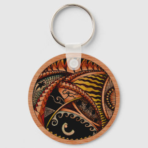 Holztattoo Schlüsselanhänger