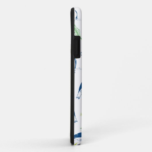 Holztaube Kereru N.Z.-Vogelmuster Case-Mate iPhone Hülle (Hinten/Rechts)