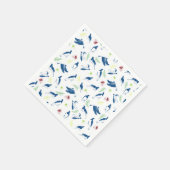 Holztaube Kereru NZ Bird Serviette (Ecke)