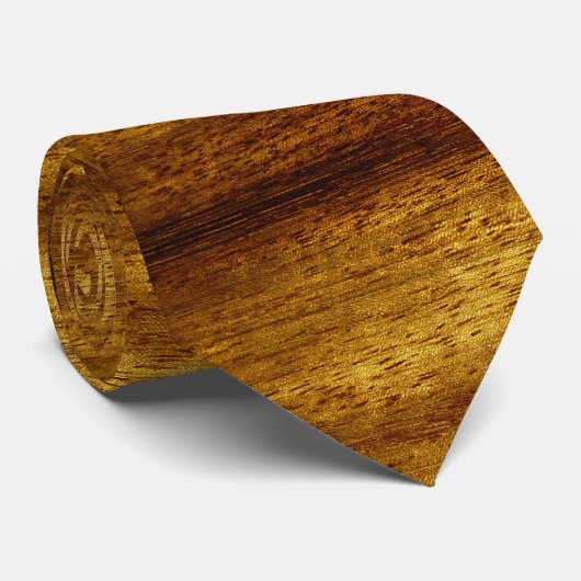 Holzteak Krawatte (Gerollt)