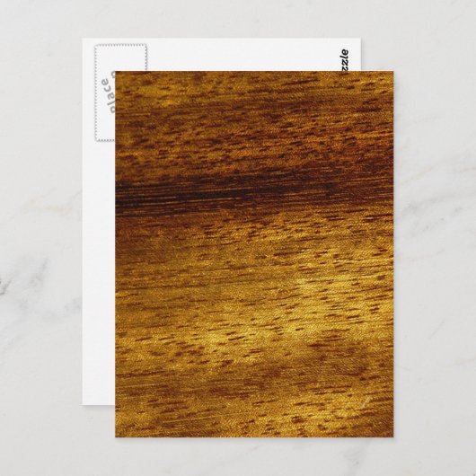 Holzteak Postkarte (Vorne/Hinten)