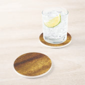 Holzteak-Untersetzer Sandstein Untersetzer (Seite)