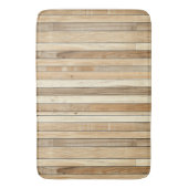 Holztextur Bath Mat Badematte (Vorderseite Vertikal)