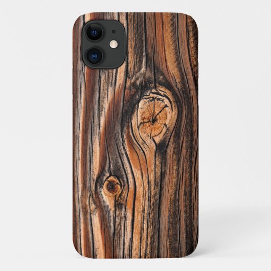 Holztextur Cool einzigartig Case-Mate iPhone Hülle (Rückseite)
