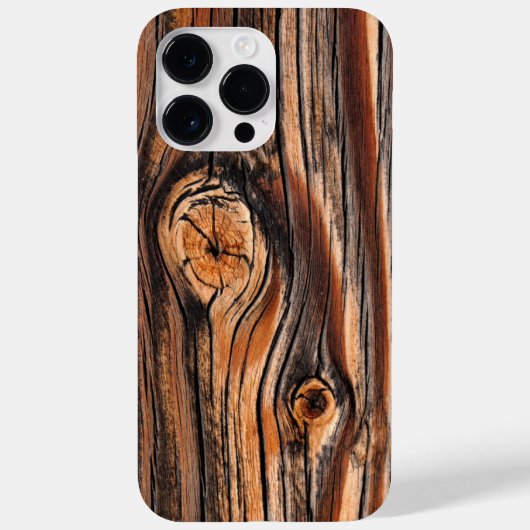 Holztextur Cool einzigartig Case-Mate iPhone Hülle (Rückseite)